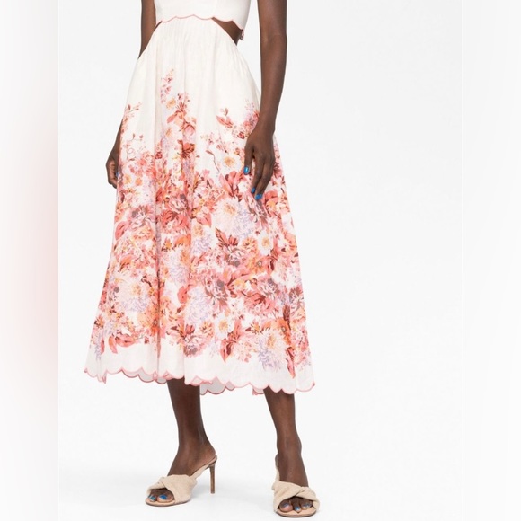 SOLD Zimmermann Devi Midi Linen Dress - size 0 | XS-S - Picture 6 of 15